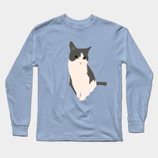 Gray and white cat Long Sleeve T-Shirt